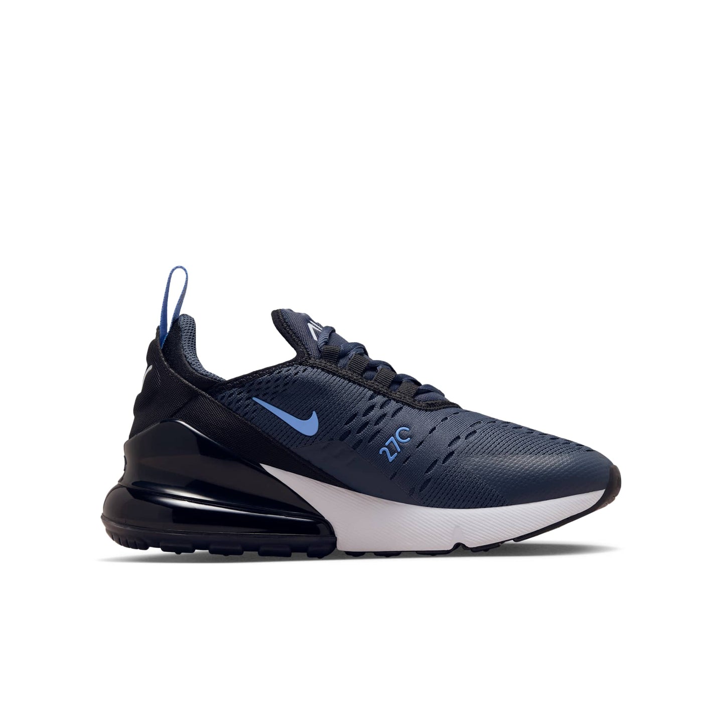 Nike Grade School Air Max 270 'Thunder Blue Black White Royal Pulse Gs' Sneakers