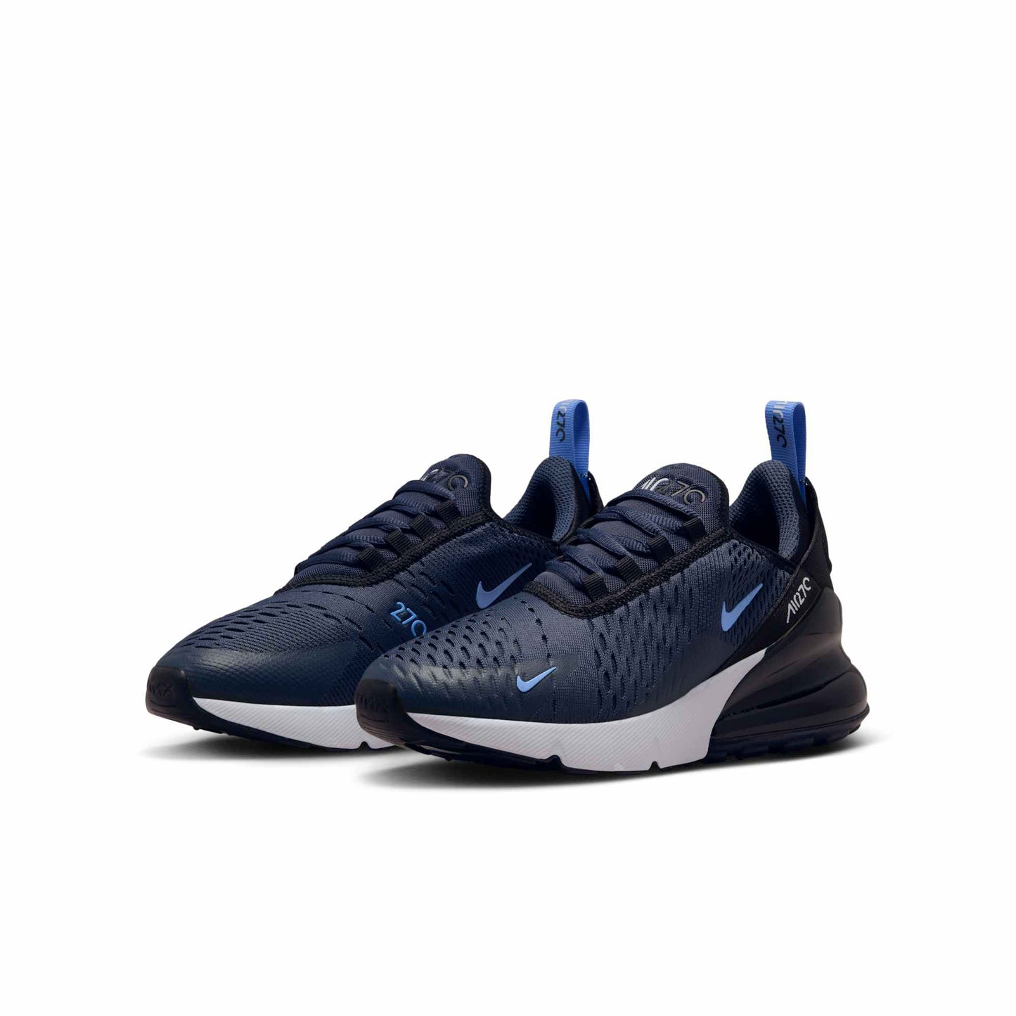 Nike Grade School Air Max 270 'Thunder Blue Black White Royal Pulse Gs' Sneakers