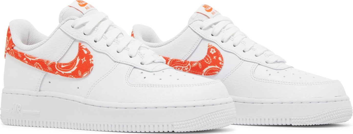 Nike Women's Air Force 1 Low 'Orange Paisley' Sneakers