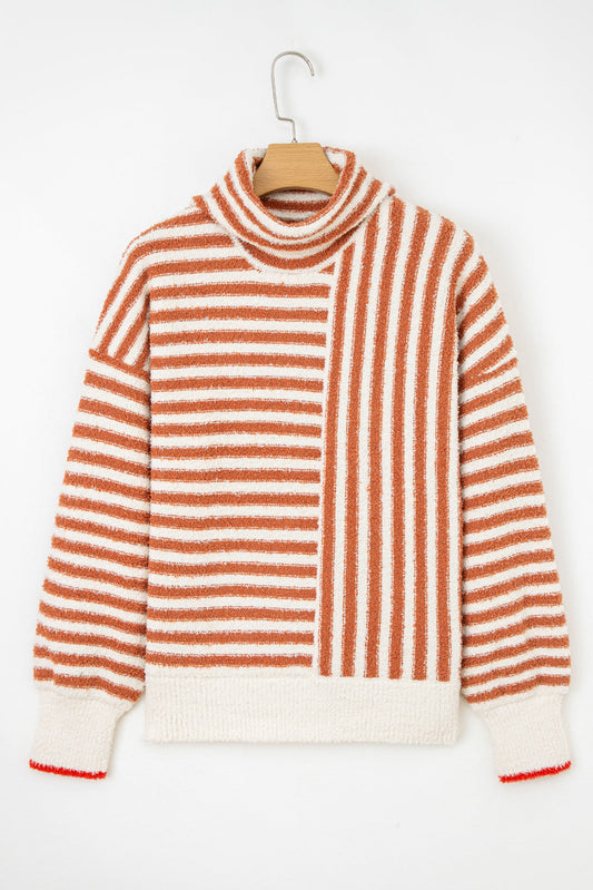 Threaded Pear Emily Cowl Drop Shoulder Sweater