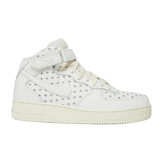 Nike Women's Air Force 1 Mid 'Cut Out Stars Summit White' Sneakers
