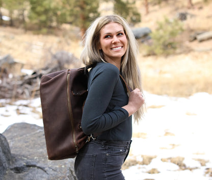 Luxury Leather Duffel Bag - Lifetime Leather Co