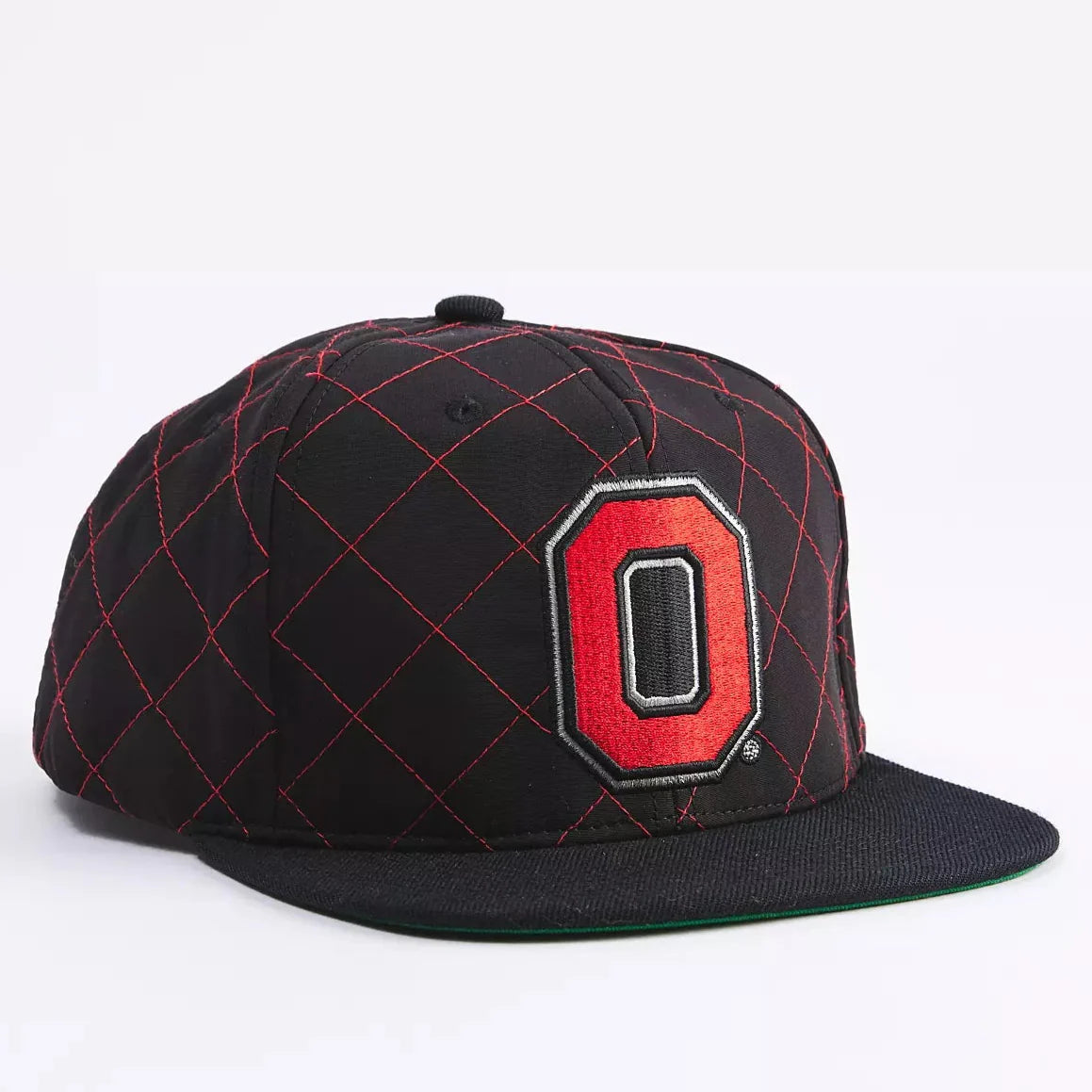 Mitchell & Ness Men's Ncaa Quilted Taslan Snapback Ohio State Snapback Caps