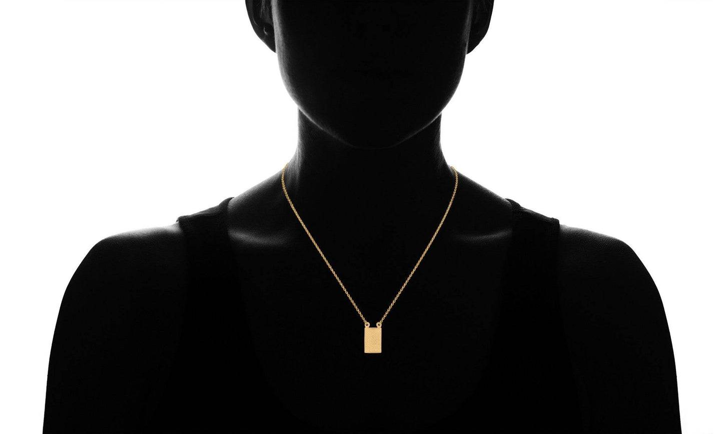 Lords Prayer Scapular Necklace