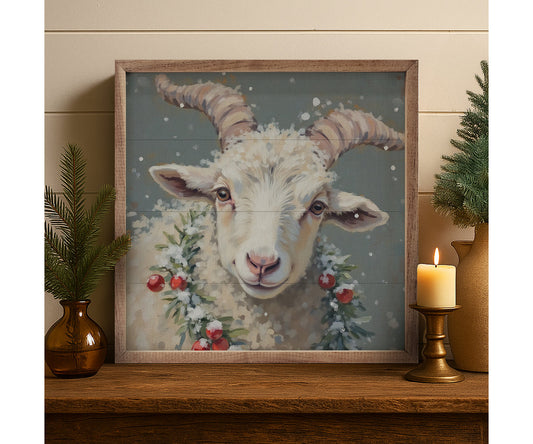 Kendrick Home White Goat Berry Wreath