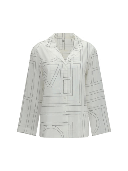 Shirt PJ Monogram White/Black
