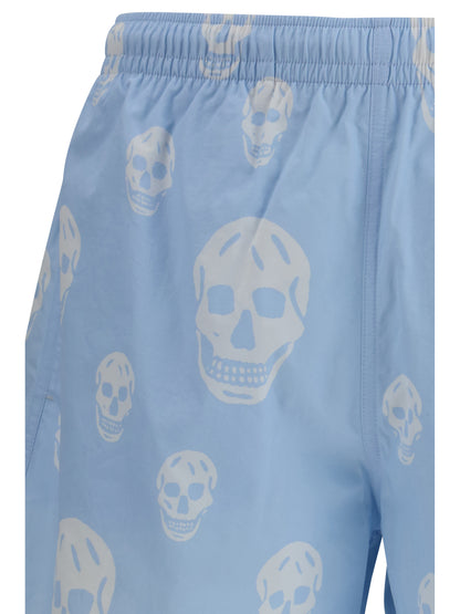 Swim Shorts Ice Blue/White