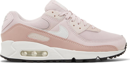 Nike Women's Air Max 90 'Barely Rose Pink Oxford Black' W Sneakers