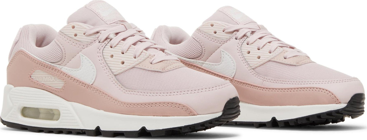Nike Women's Air Max 90 'Barely Rose Pink Oxford Black' W Sneakers
