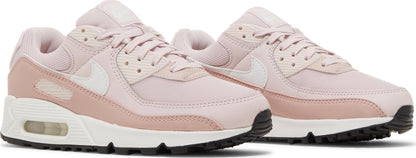 Nike Women's Air Max 90 'Barely Rose Pink Oxford Black' W Sneakers