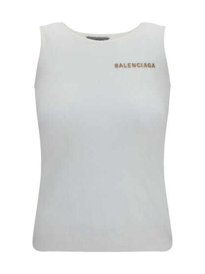 Logo Tank Top White
