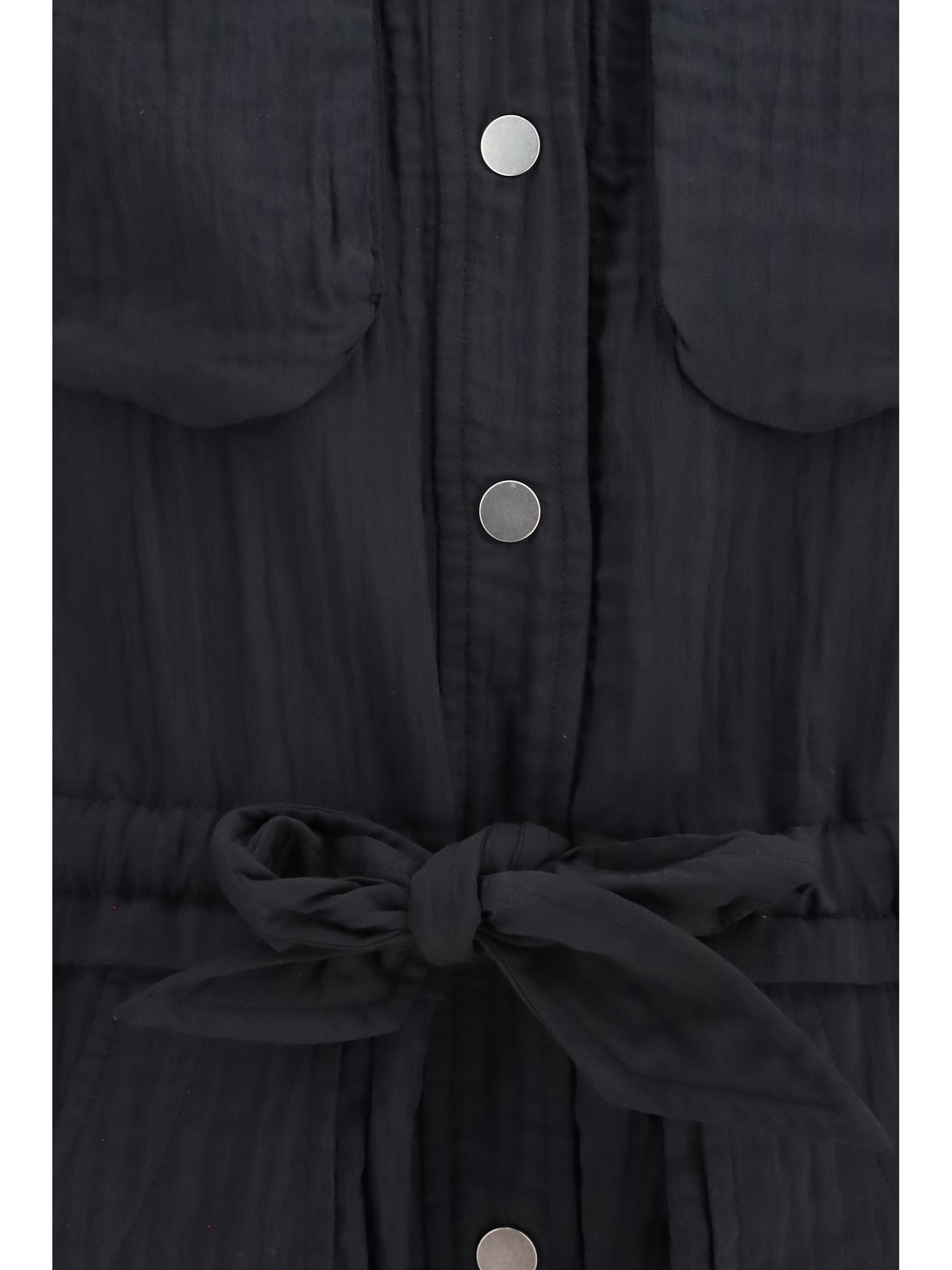 Jumpsuit Short Cotton-Blend Black