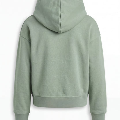 Muted sage green-