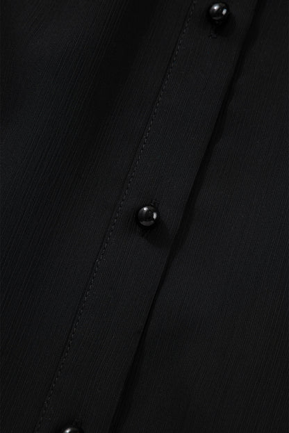 Threaded Pear Jaycee Sleeve Chiffon Elegant PLUS Shirt