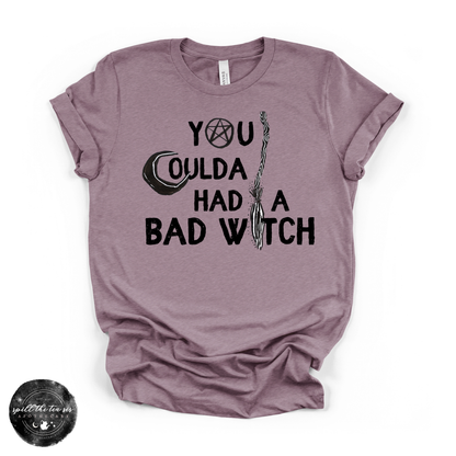 You Coulda Had a Bad Witch Tee | Witchy Graphic T-Shirt