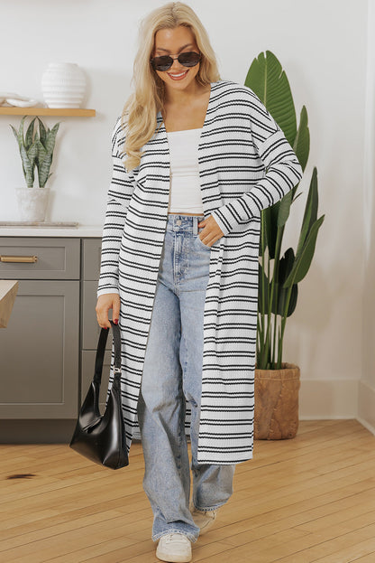 Threaded Pear Millie Open Front Duster Cardigan