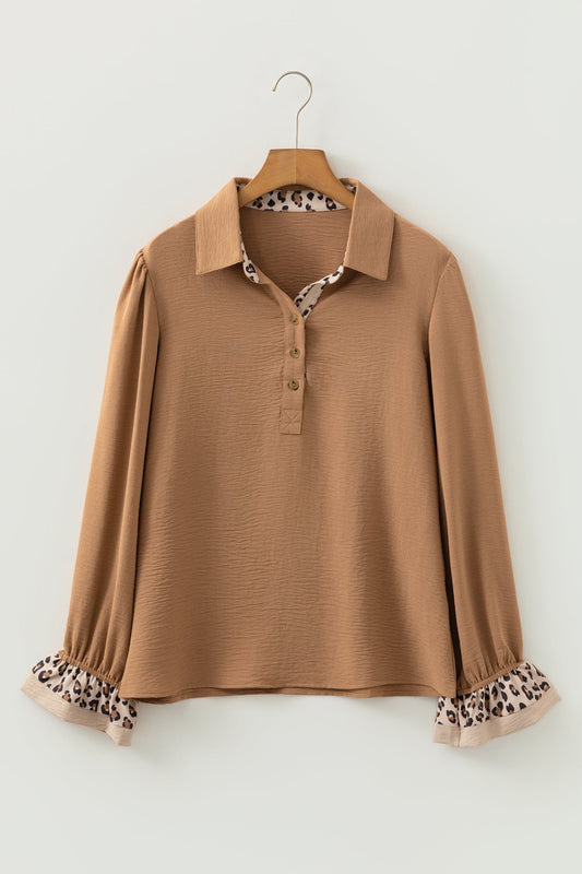 Threaded Pear Kayla Long Sleeve Blouse Long Sleeve Top