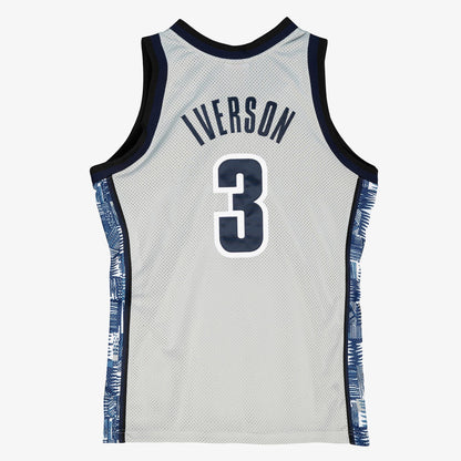 Mitchell & Ness Men's Ncaa Authentic Jersey Ncaa Georgetown 1995 Allen Iverson Jerseys