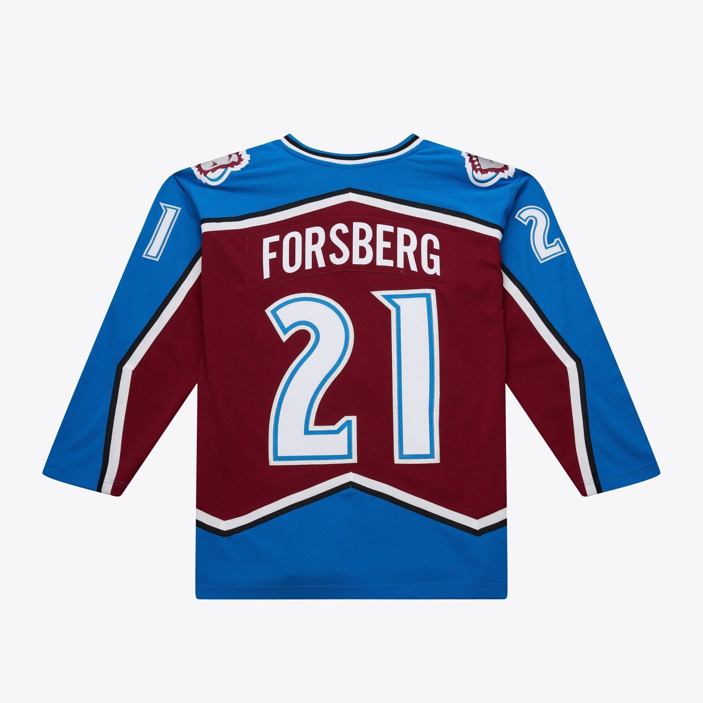 Men's Mitchell & Ness Nhl Dark Jersey Avalanche 1995 Peter Forsberg