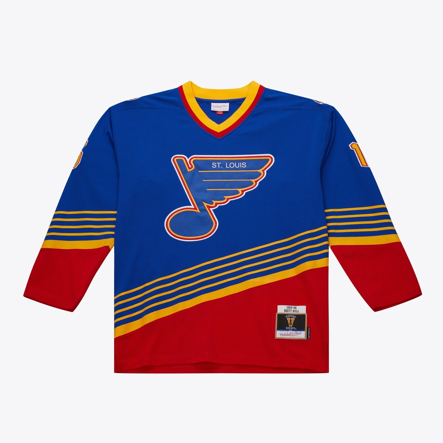 Mitchell & Ness Men's NHL Dark Jersey Blues 1995 Brett Hull