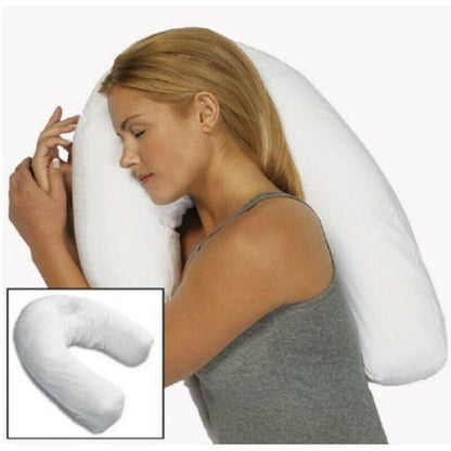 U-Shaped Side Sleeper Pillow | Sleep buddy pillow
