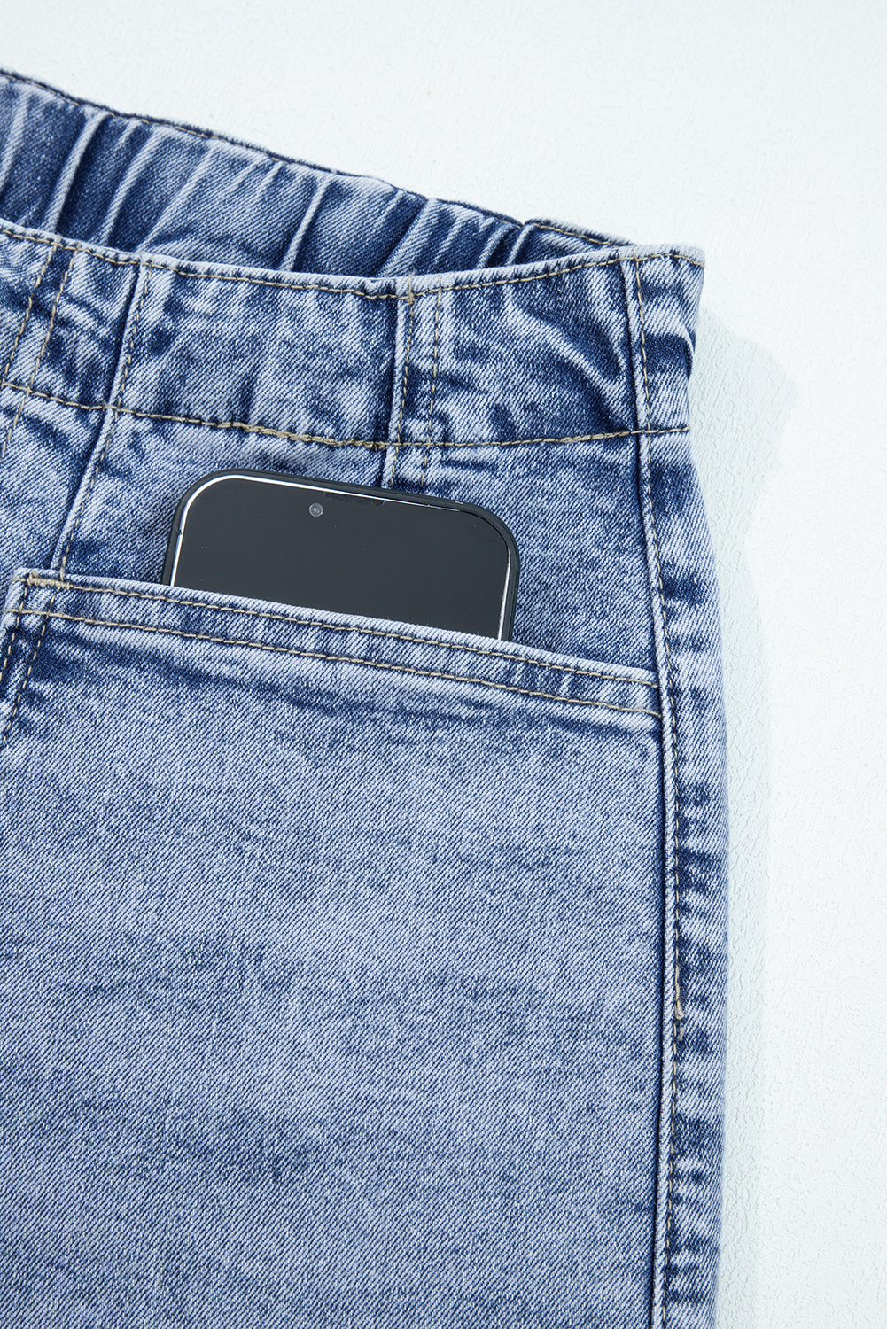 Threaded Pear Bella Paperbag Waist Barrel Jeans