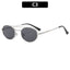 Silver Frame Gray Lenses
