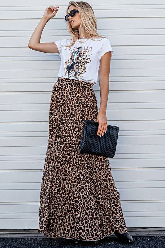 Fierce Flow Leopard Skirt