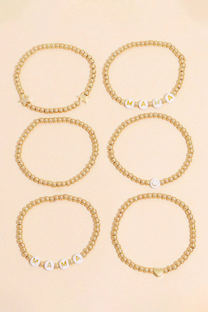 Milana Plated Beaded Bracelet Set