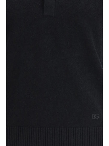 Polo Shirt Cotton-Blend Black