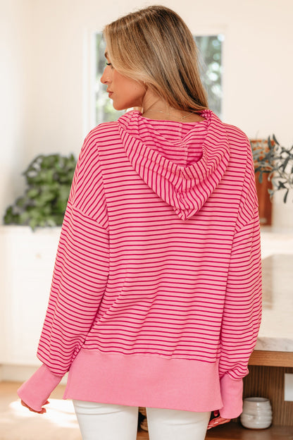 Threaded Pear Valerie Shoulder Loose Fit Hoodie