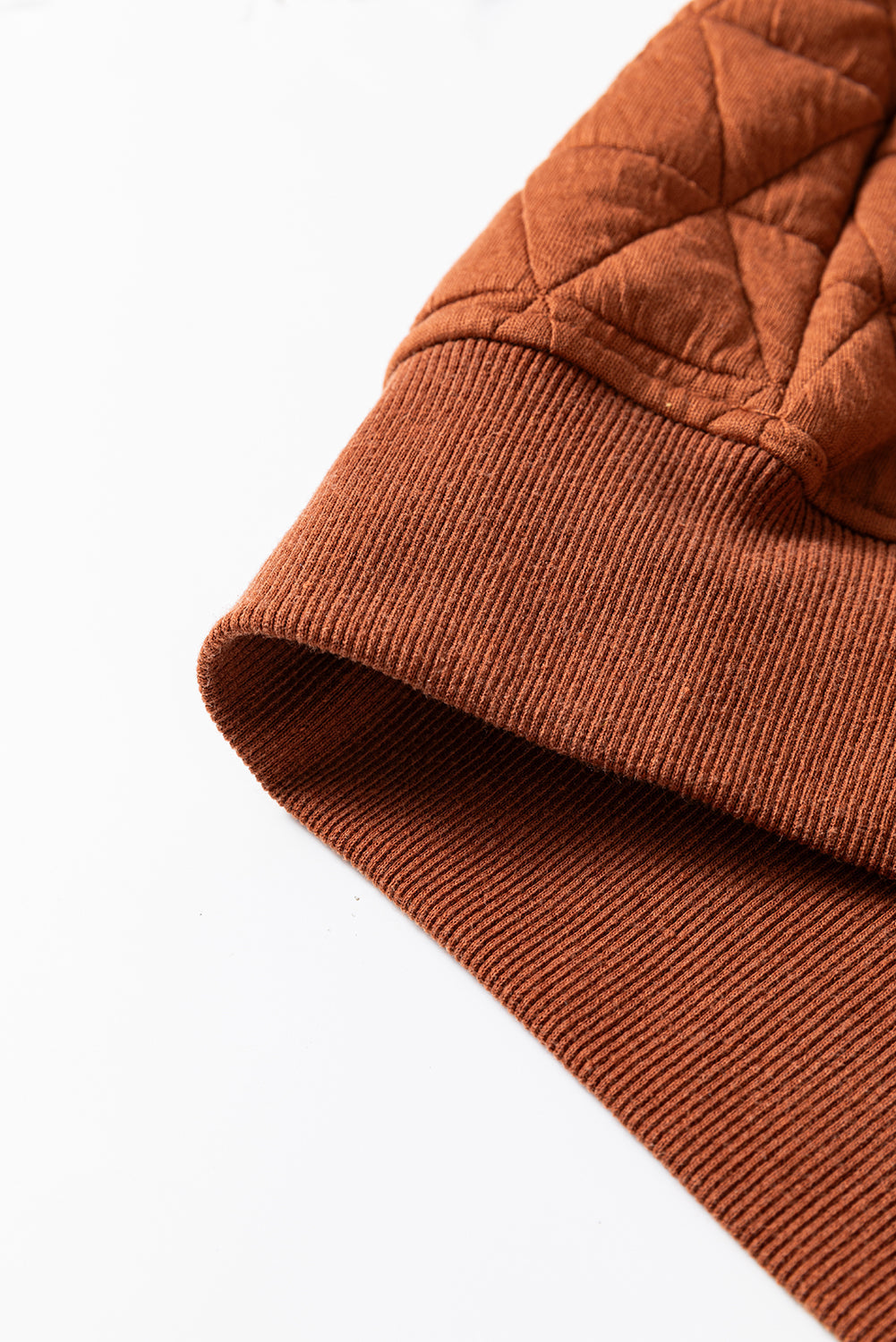 Threaded Pear Yavita Half Zipped Loose Sweatshirt