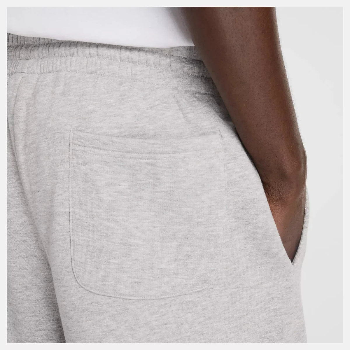 New Balance Sport Essentials Straight Leg Men's Fleece Pants — Gray
