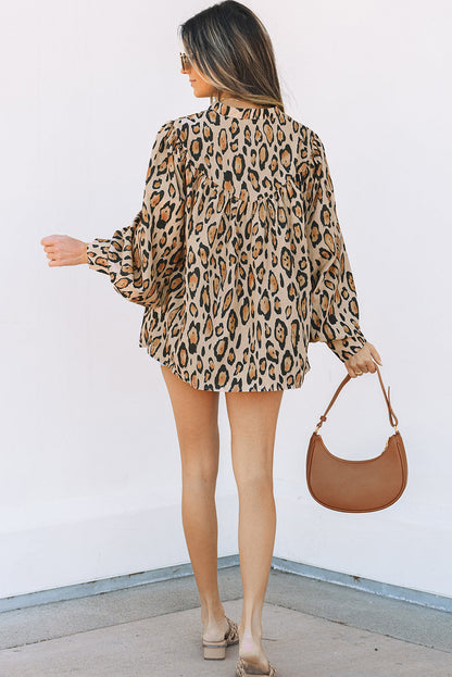 Threaded Pear Alaiya Balloon Sleeve Casual Shirt