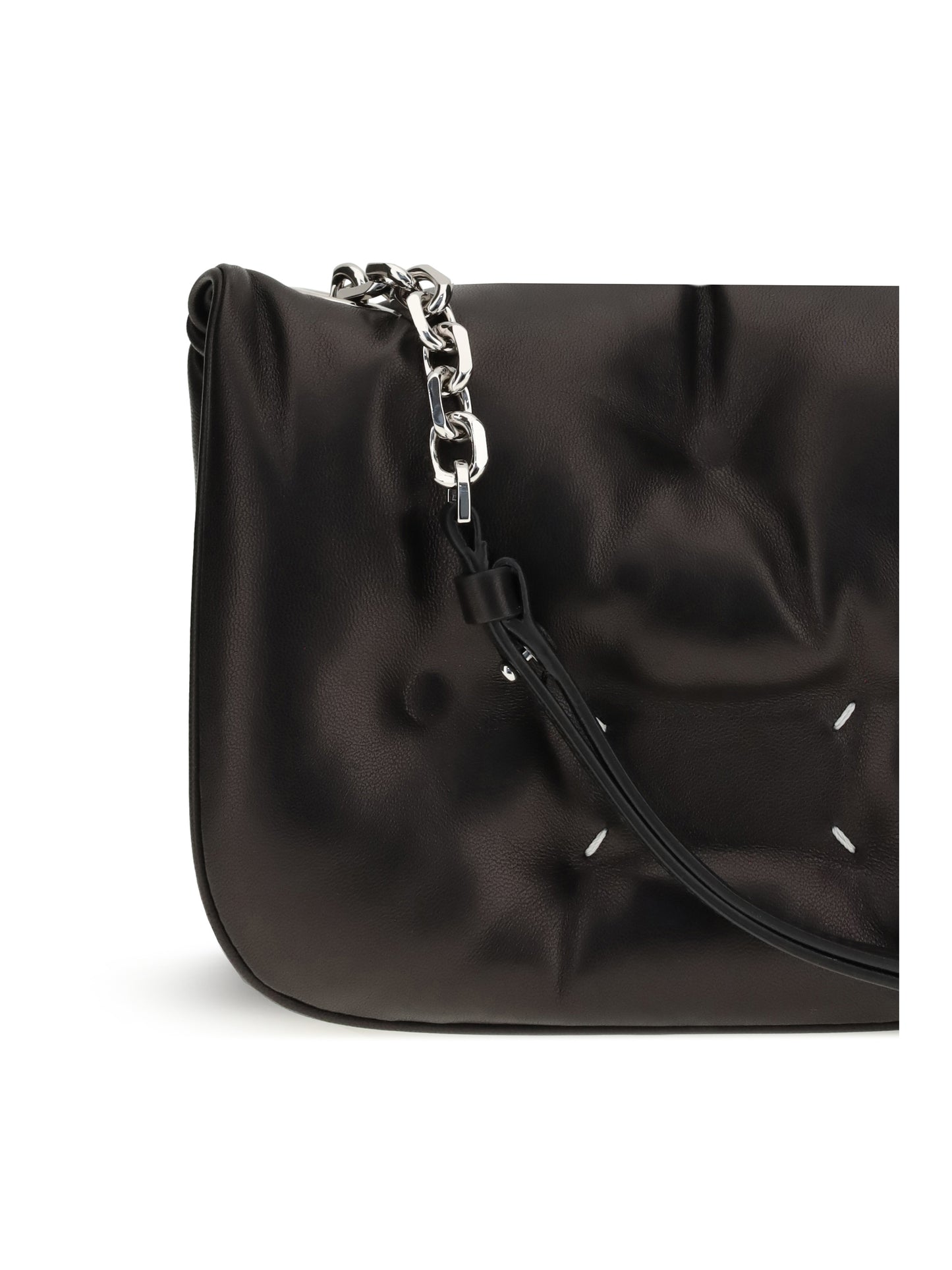 Mini Bag Glam Slam Flap Black Lambskin