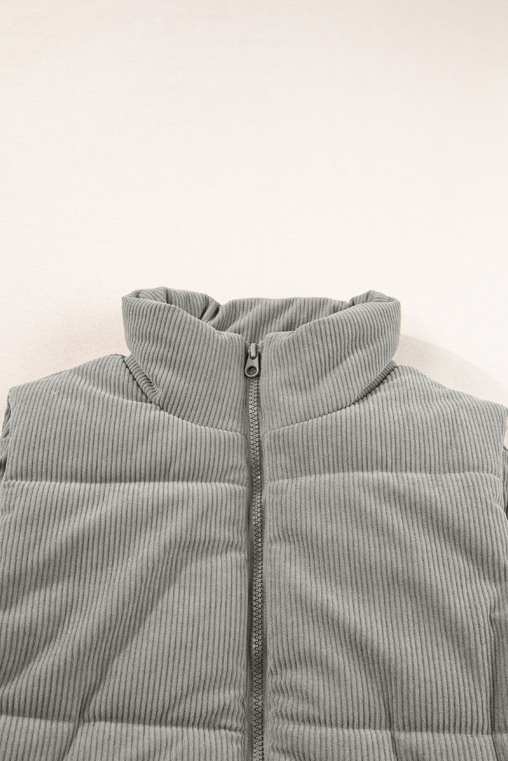 Threaded Pear Taytum Stand Zipped Puffer Vest