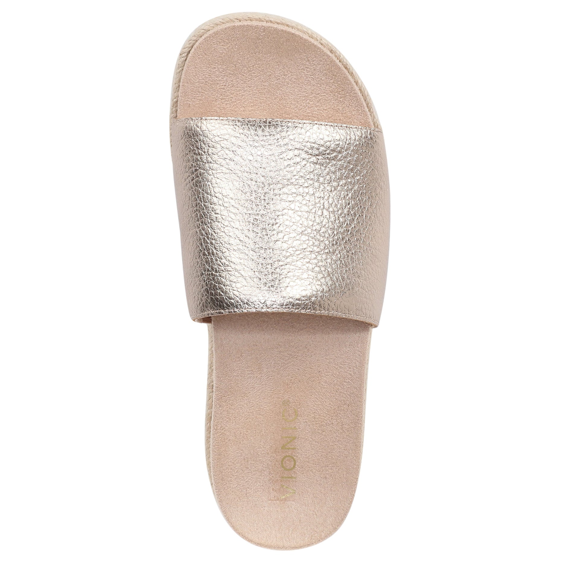 Bronze Metallic Leather-