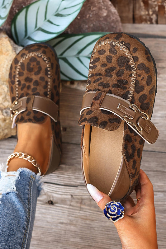 Threaded Pear Keziah Buckle Slip On Shoes