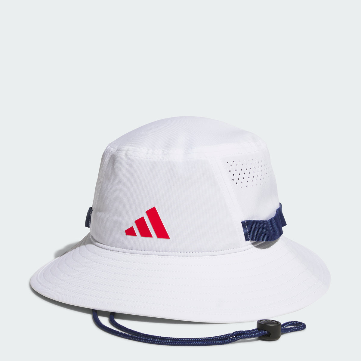 White / Dark Blue / Scarlet-