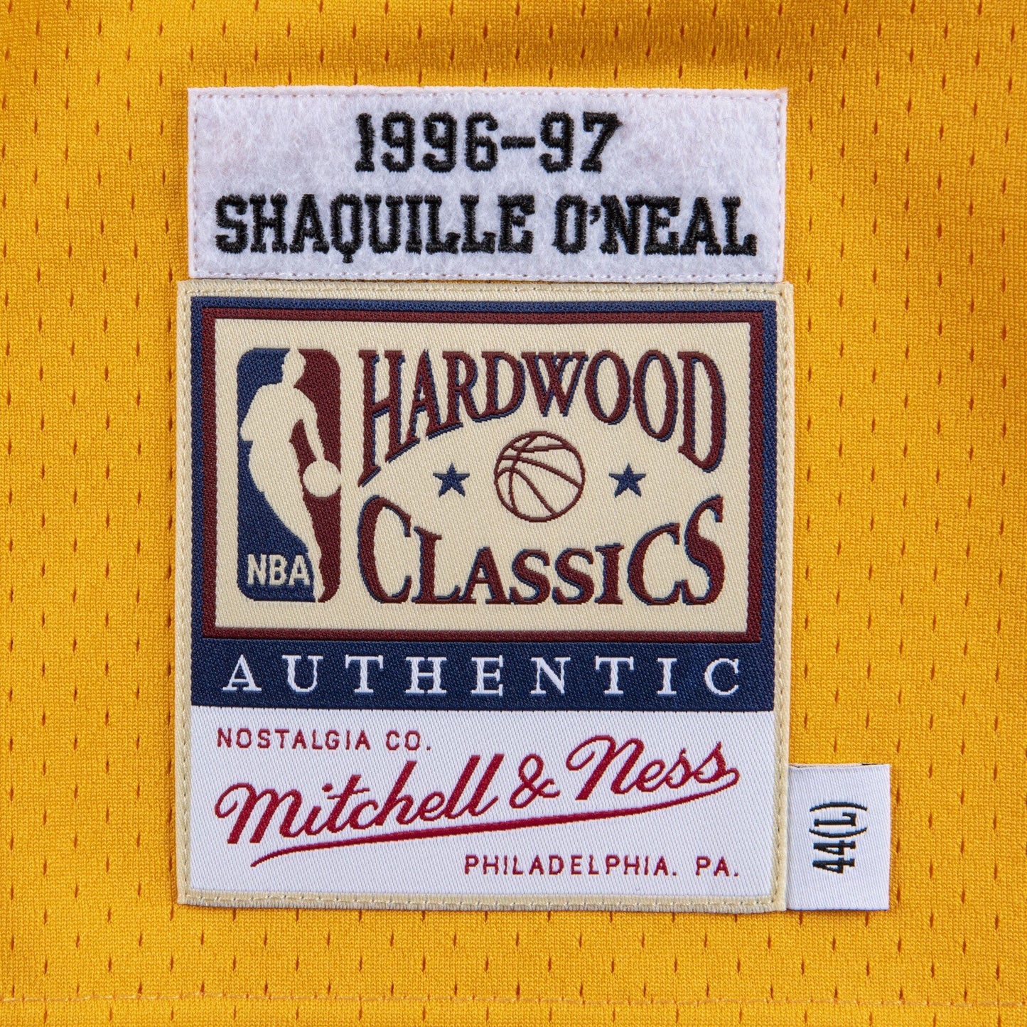 Men's Mitchell & Ness NBA Authentic Jersey Lakers 1996 Shaquille O'Neal