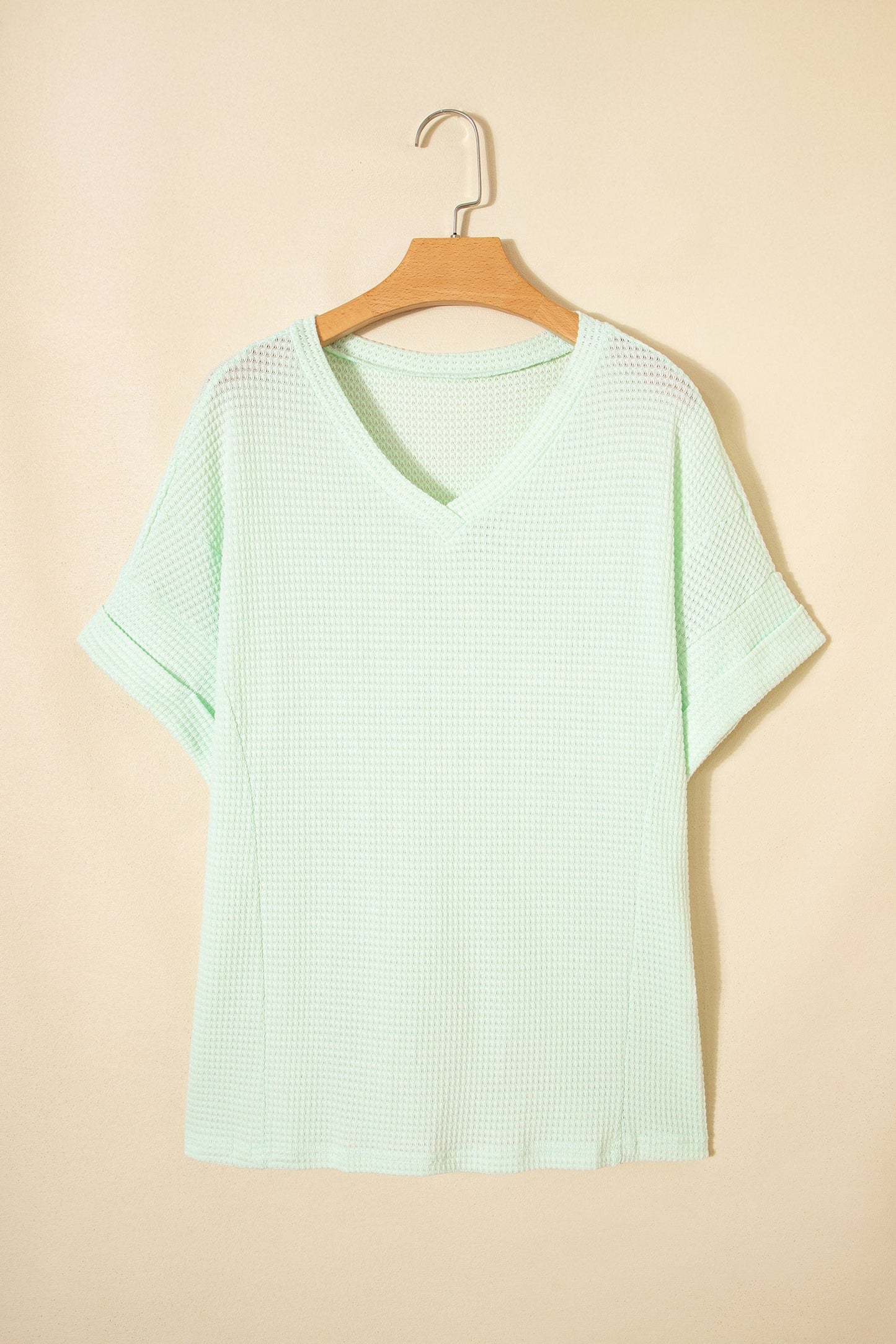 Threaded Pear Willow Short Sleeve Knit Top