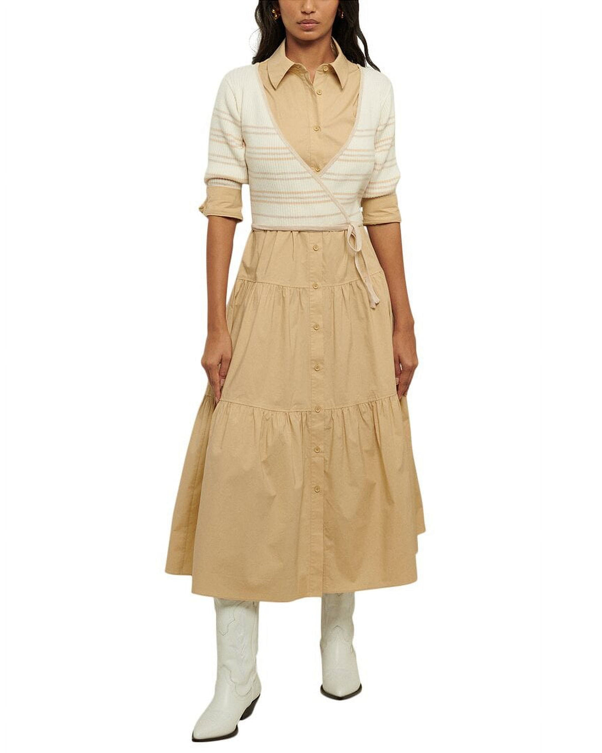 KHAKI/CREAM-