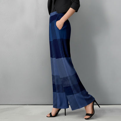 Blue and Black-
