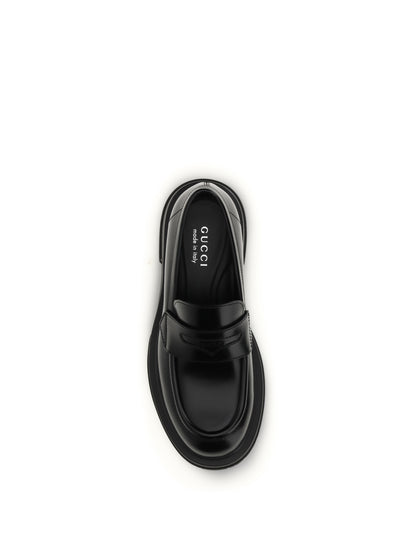Loafers in Black Calf Leather