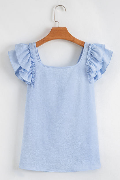 Threaded Pear Katelyn Textured Bow Knot Blouse