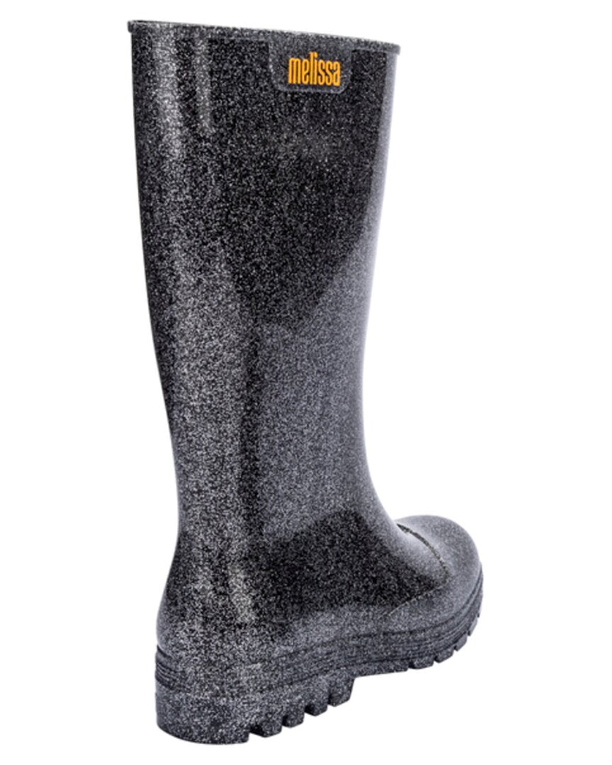 BLACK/GLITTER SILVER-
