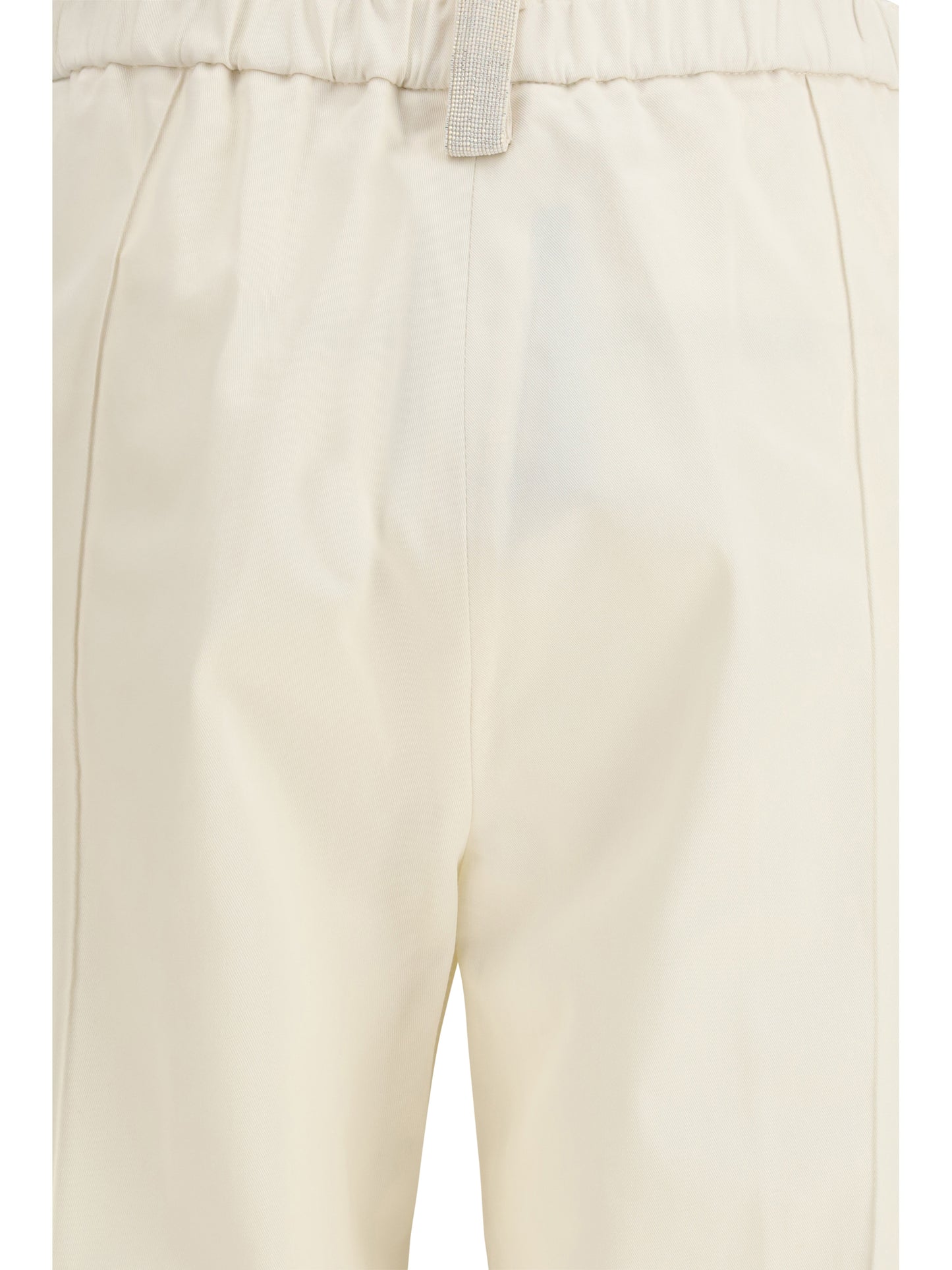 Trousers Cotton Gabardine Cream