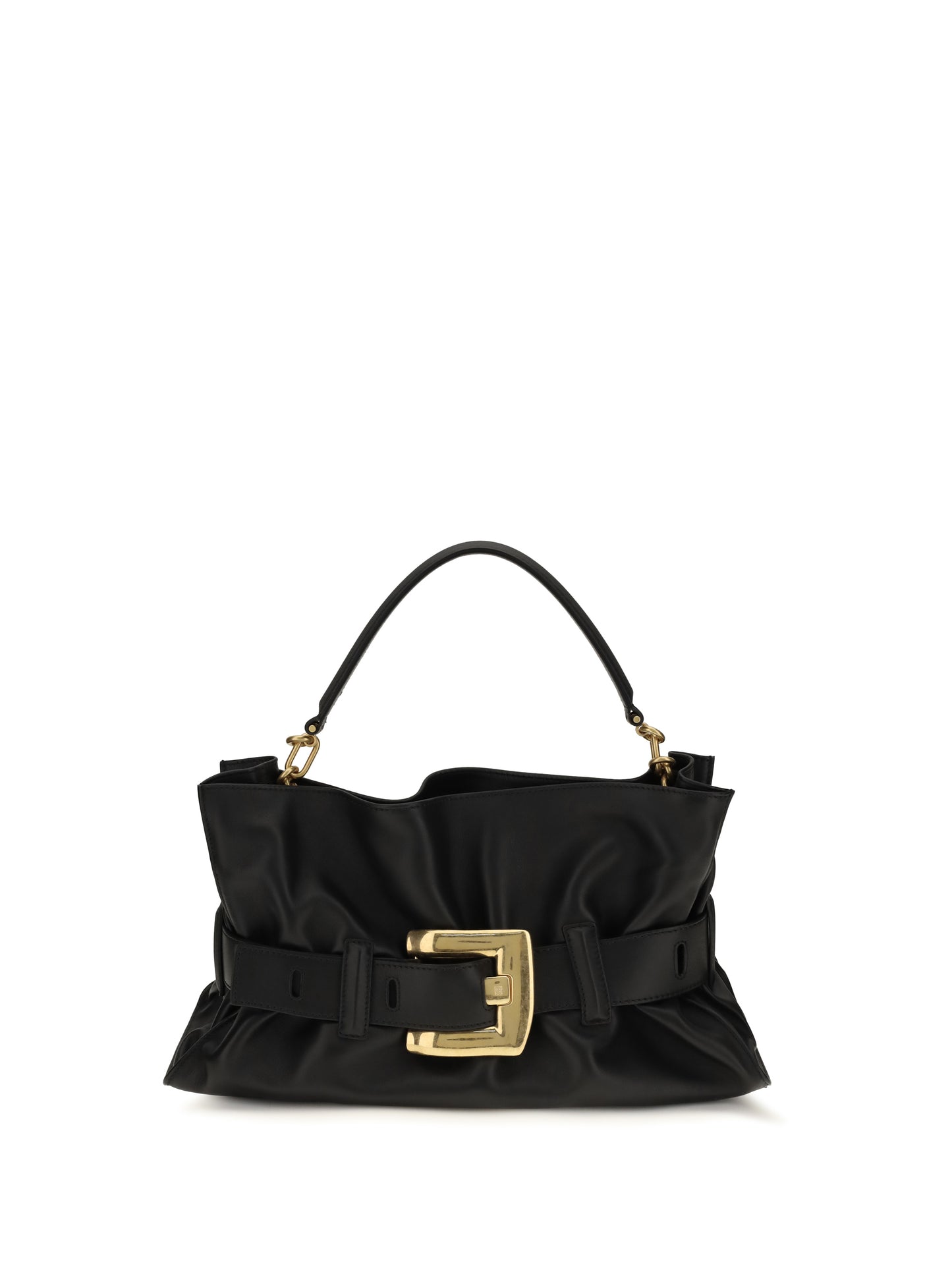 Handbag Anthem Black Calf Leather