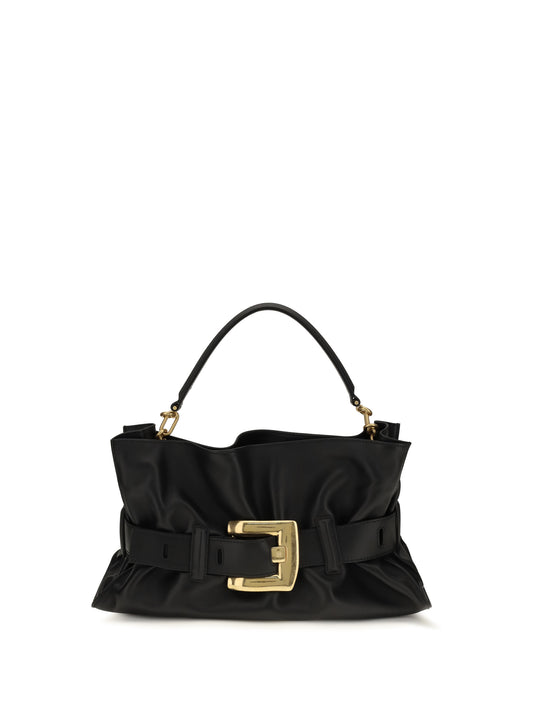 Handbag Anthem Black Calf Leather