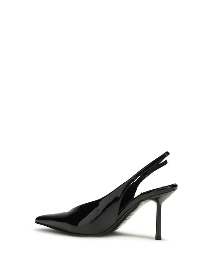 Slingback Pumps Clivage Black Patent